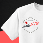 madeNTB Classic White Logo Tee